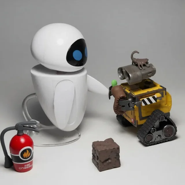 فیگور والی و ایوا WALL-E و EVE اورجینال  9 سانتی