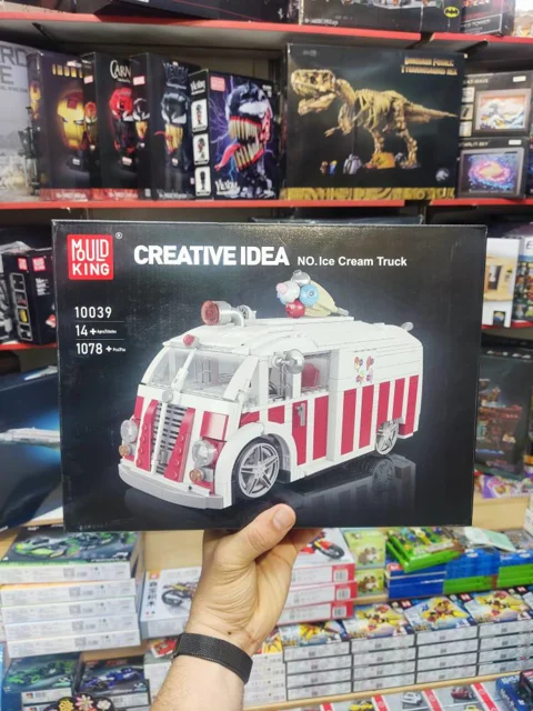لگو ساختنی ماشین ون بستنی ice cream truck مولد کینگ کد10039 تعداد قطعات 1078