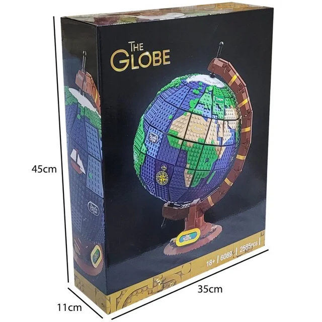 لگو ساختنی کره زمین globe کد 13320 تعداد قطعات 2591