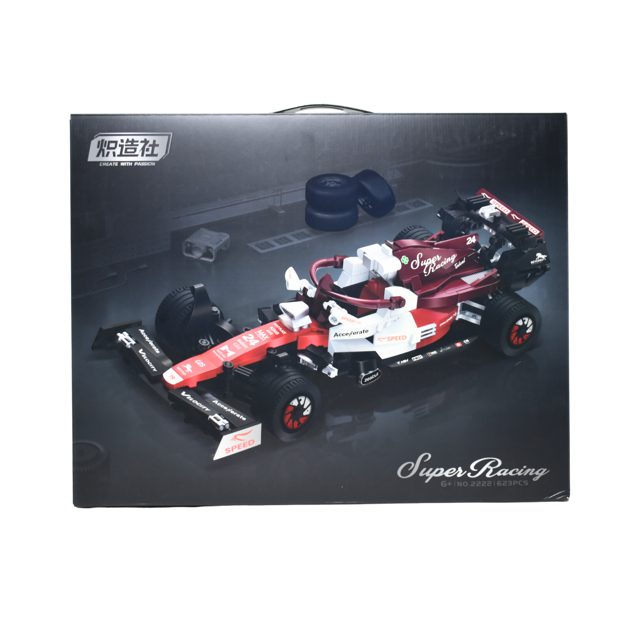 لگو ساختنی ماشین مسابقه ای super racing  کد 2222 تعداد قطعات 623