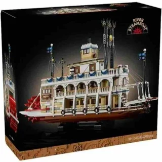 لگو ساختنی کشتی river steamboat کد 42590 تعداد قطعات 4090