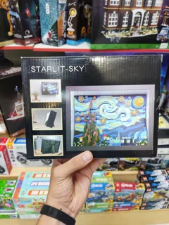 لگو ساختنی تابلو شب پرستاره ونگوگ starlight sky  کد M3062