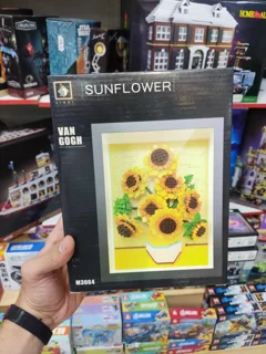 لگو ساختنی تابلو گل آفتابگردان ونگوگ sunflower کد M3064