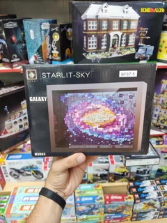 لگو ساختنی کهکشان galaxy starlit_sky کد m3063