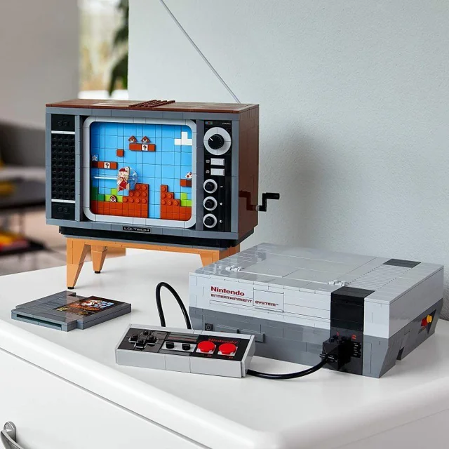 لگو ساختنی کنسول بازی nintenoo  entertainment system کد 25266 تعداد قطعات  ۲۶۴۶