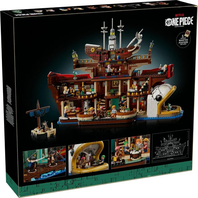 لگو ساختنی کشتی وان پیس one piece رستورن شناور floating restaurant کد ۷۰۳۲۴ تعداد قطعات