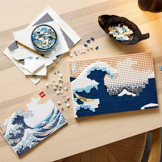 لگو ساختنی تابلو موج دریا  great wave kana gave  کد M3061