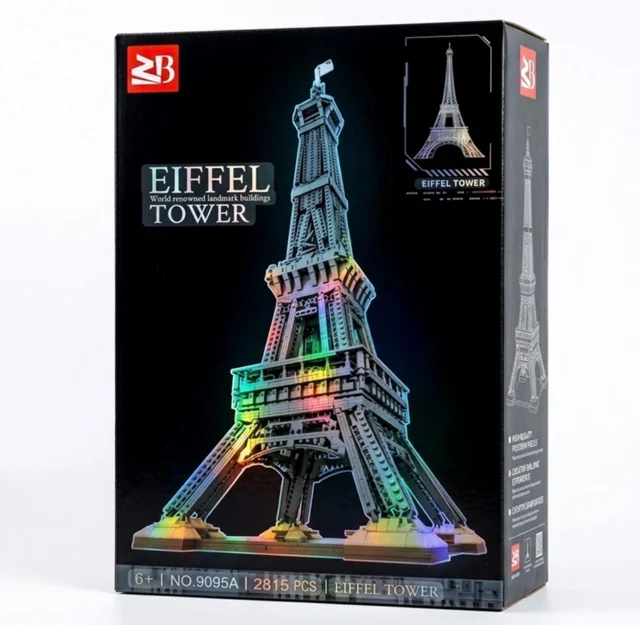 لگو ساختنی برج ایفل کد 9095A تعداد قطعات 2815 Eiffel Tower