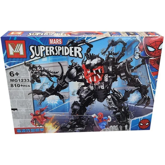 لگو ساختنی مرد عنکبوتی superspider کد MG 1233 تعداد قطعات ۸۱۰