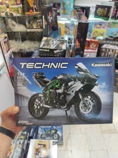 لگو ساختنی موتور کاواساکی نینجا kawasaki ninja h2 کد 88035 تعداد قطعات 643
