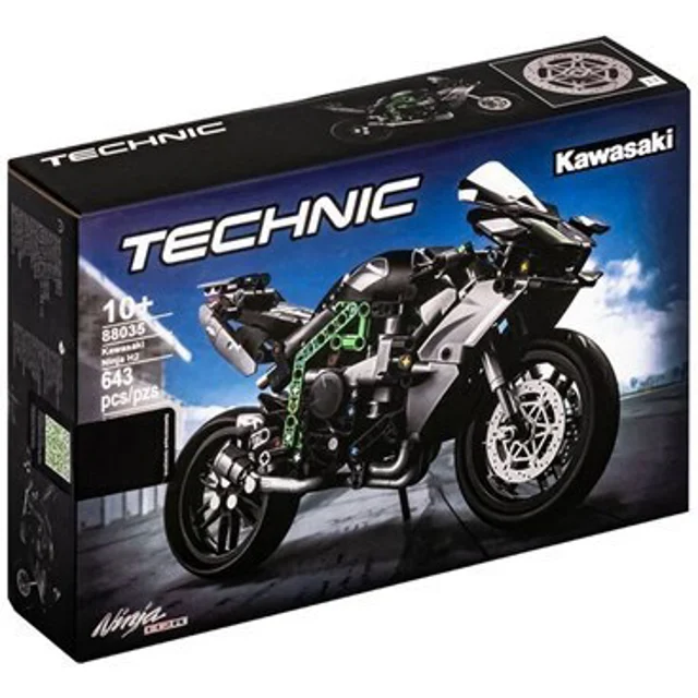 لگو ساختنی موتور کاواساکی نینجا kawasaki ninja h2 کد 88035 تعداد قطعات 643