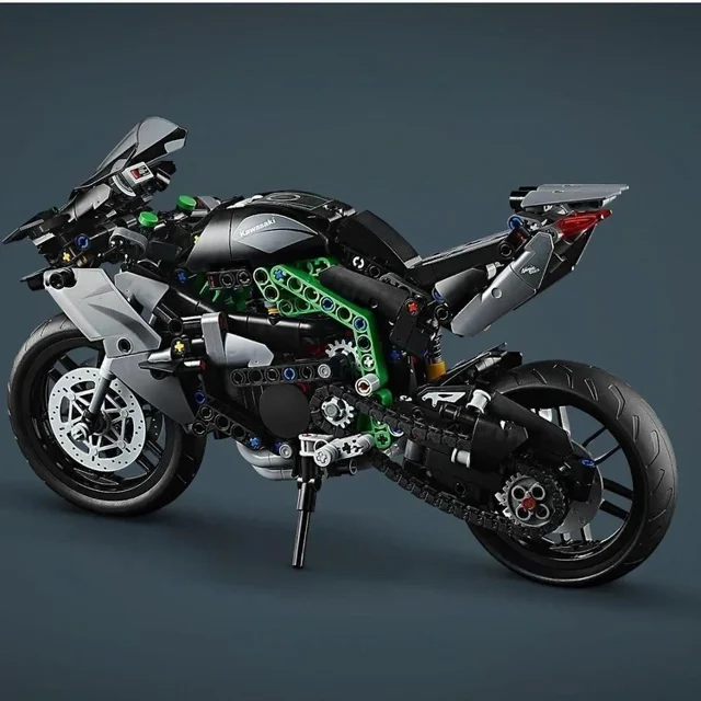 لگو ساختنی موتور کاواساکی نینجا kawasaki ninja h2 کد 88035 تعداد قطعات 643