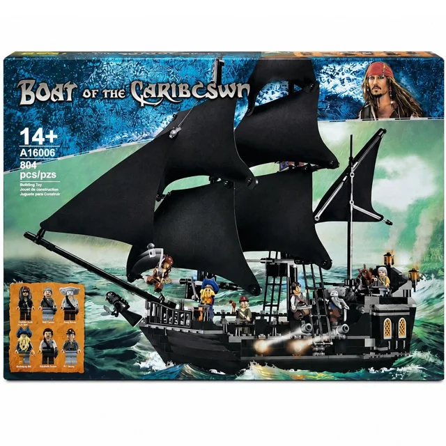 لگو ساختنی کشتی دزدان دریایی pirates of the gramarye کد 18016 تعداد قطعات 804