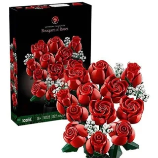 لگو ساختنی دسته گل رز bouquet of roses کد 1328 تعداد قطعات822
