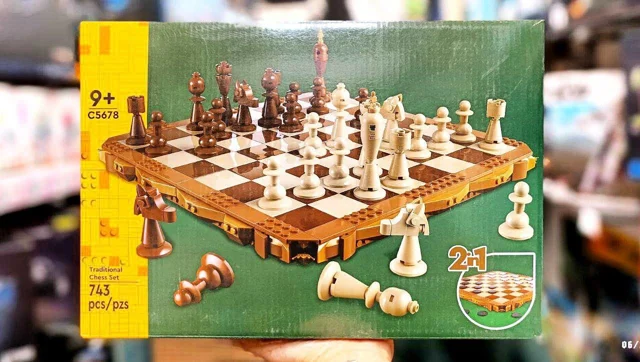 لگو ساختنی شطرنج کد c5678 تعداد قطعات 743