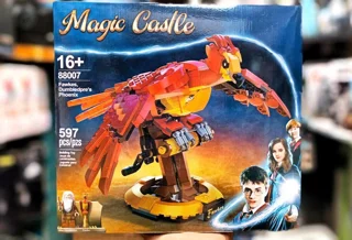 لگو ساختنی پرنده  هری پاتر fawkes  magic castleکد 88007 تعداد قطعات597