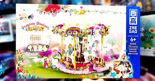 لگو ساختنی carousel paradise کد 921005 تعداد قطعات 775