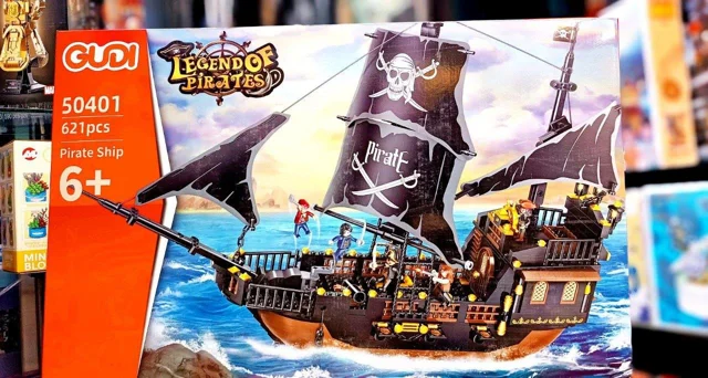 لگو ساختنی کشتی دزدان دریایی legends og pirates کد 50401 تعداد قطعات 621