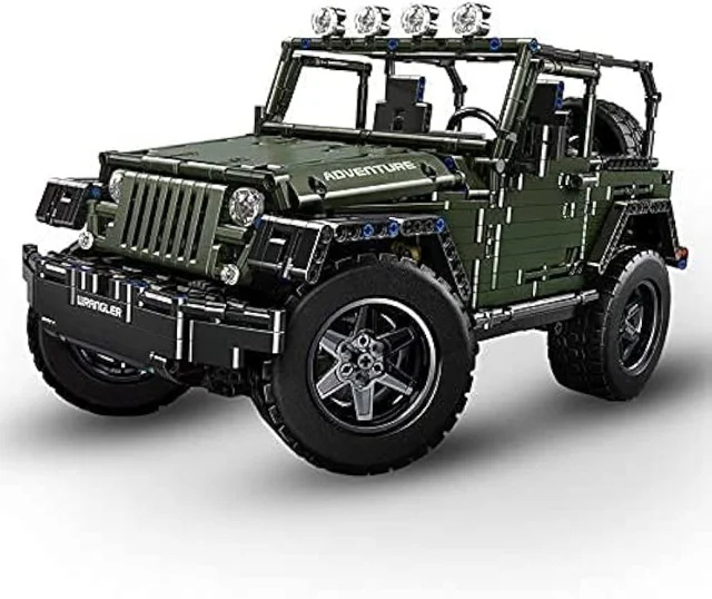 لگو ساختنی ماشین wrangler کد 13124 تعداد قطعات 2096