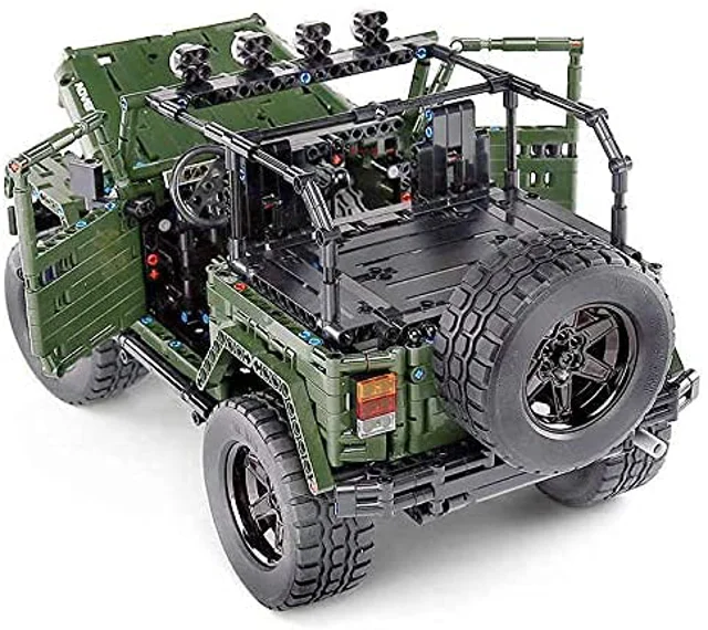 لگو ساختنی ماشین wrangler کد 13124 تعداد قطعات 2096