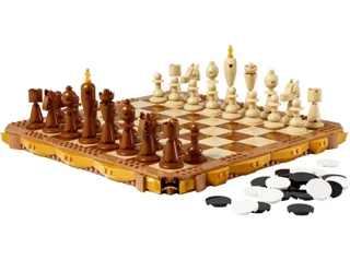 لگو ساختنی شطرنج و دوز کد c5678 تعداد قطعات 743