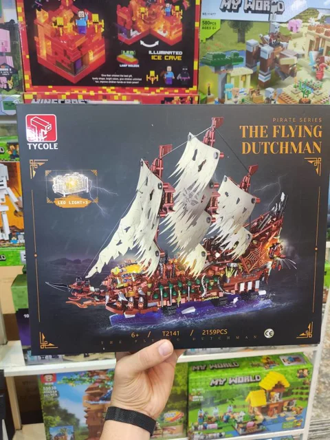 لگو ساختنی کشتی the flying dutchman tycole کد T2141 تعداد قطعات 2159