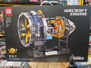 لگو ساختنی موتور سفینه فضائی aircraft engine gad misi کد T4064 تعداد قطعات 1645