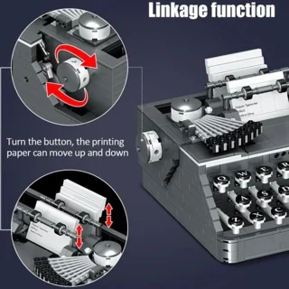 لگو ساختنی ماشین تایپ typewriters zhe gao blocks کد 00940 تعداد قطعات 1136