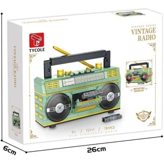 لگو ساختنی رادیو vintage radio tycoleکد T2111 تعداد قطعات 781