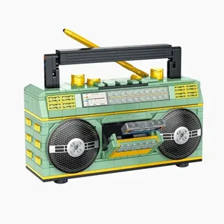 لگو ساختنی رادیو ضبط صوت vintage radio tycoleکد T2111 تعداد قطعات 781