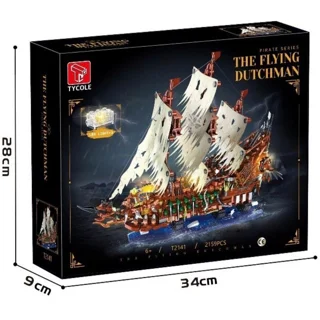 لگو ساختنی کشتی the flying dutchman tycole کد T2141 تعداد قطعات 2159
