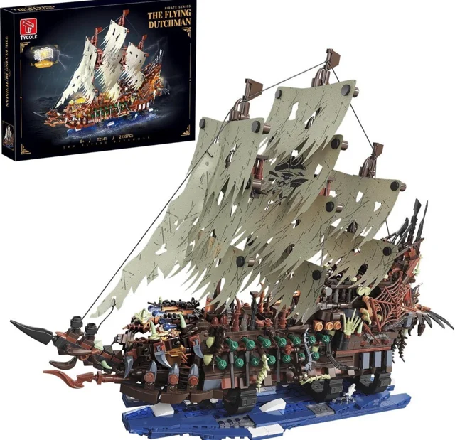 لگو ساختنی کشتی the flying dutchman tycole کد T2141 تعداد قطعات 2159