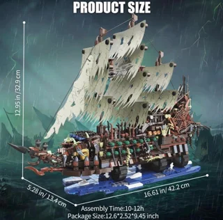لگو ساختنی کشتی the flying dutchman tycole کد T2141 تعداد قطعات 2159
