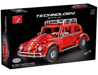 لگو ساختنی ماشین فولکس بیتل technology sport car کد T5049 تعداد قطعات 2661 مقیاس 1:10