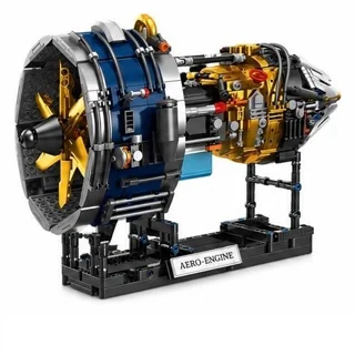 لگو ساختنی موتور سفینه فضائی aircraft engine gad misi کد T4064 تعداد قطعات 1645