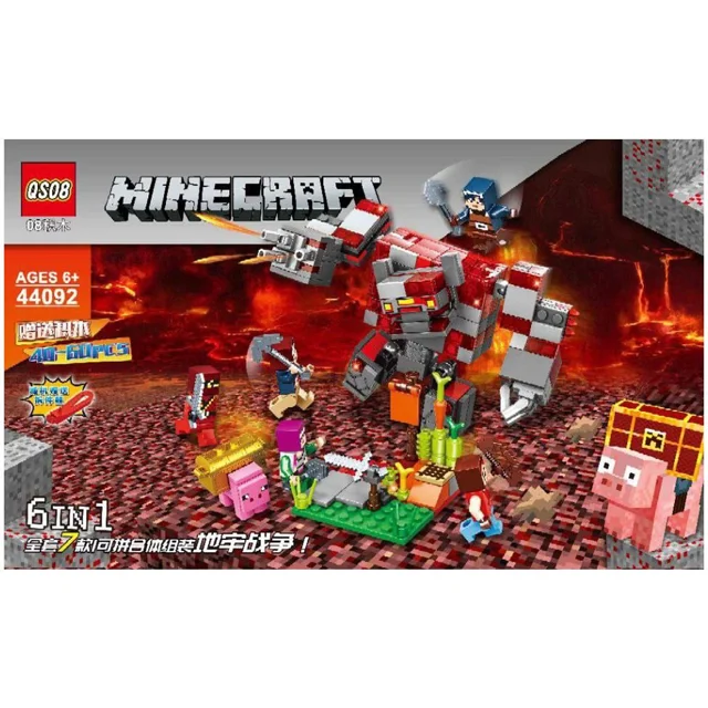 لگو ساختنی ماینکرفت MINECRAFT کد 44092 تعداد قطعات 477