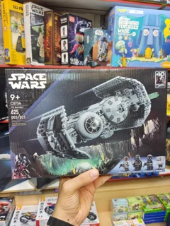 لگو ساختنی space war  کد C0734 تعداد قطعات 625 tie bomber