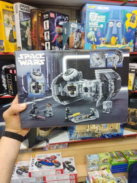 لگو ساختنی space war  کد C0734 تعداد قطعات 625 tie bomber