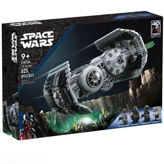 لگو ساختنی space war  کد C0734 تعداد قطعات 625 tie bomber