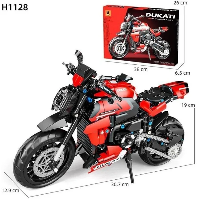 لگو ساختنی موتورDukati panigaley کد H1128 تعداد قطعات 816