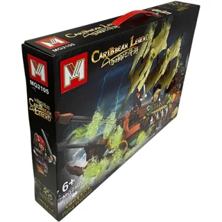 لگو ساختنی کشتی کارائیب caribbean legend کد MG2105 تعداد قطعات 509