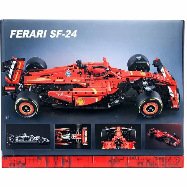 لگو ساختنی ماشین فراری ferari SF-24 کد H5115 تعداد قطعات 1361