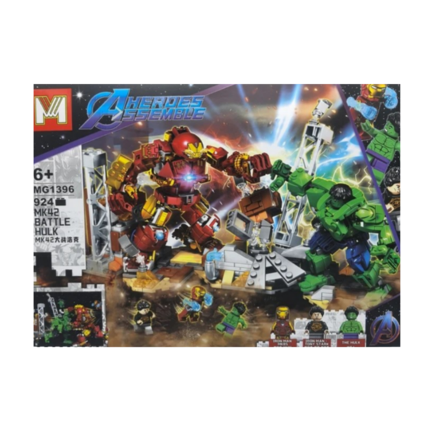 لگو ساختنی قهرمانان heroes assemble کد MG1396 تعداد قطعات 924