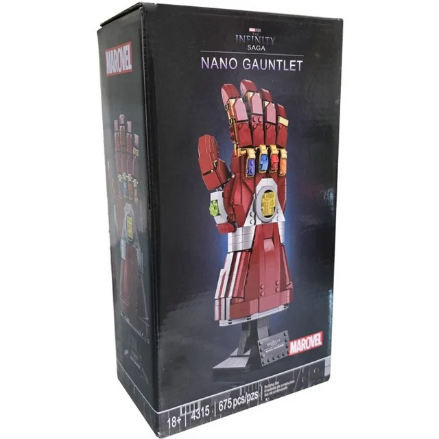 لگو ساختنی دست برند مارول MARVELNANO GAUNTLET کد 4315 تعداد قطعات 675