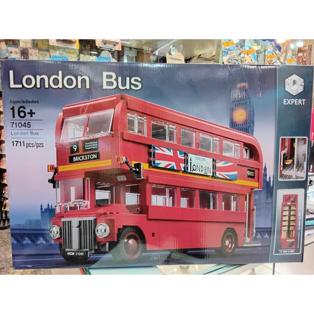 لگو ساختنی مدل  اتوبوس دو طبقه لندن  LONDON BUS کد 71045 تعداد قطعات 1711