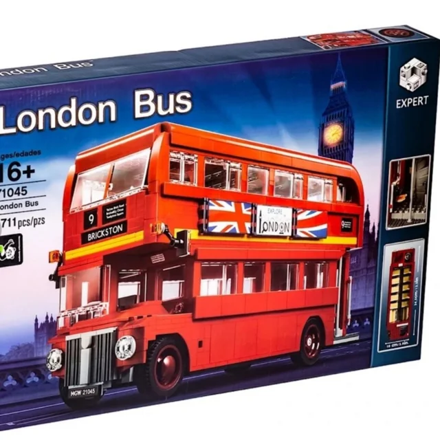 لگو ساختنی مدل  اتوبوس دو طبقه لندن  LONDON BUS کد 71045 تعداد قطعات 1711