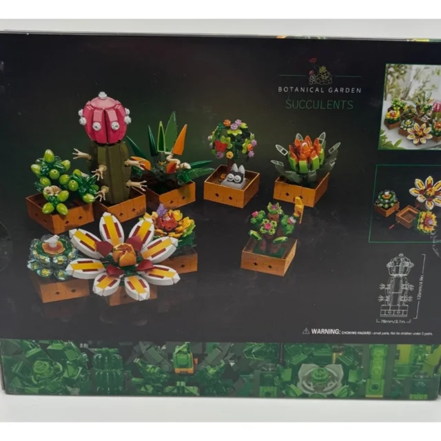 لگو ساختنی ژی استار مدل BOTANICAL GARDEN SUCCULENTSباغ گیاهشناسی کد JJ9037 تعداد قطعات 913
