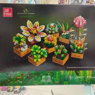 لگو ساختنی ژی استار مدل BOTANICAL GARDEN SUCCULENTSباغ گیاهشناسی کد JJ9037 تعداد قطعات 913