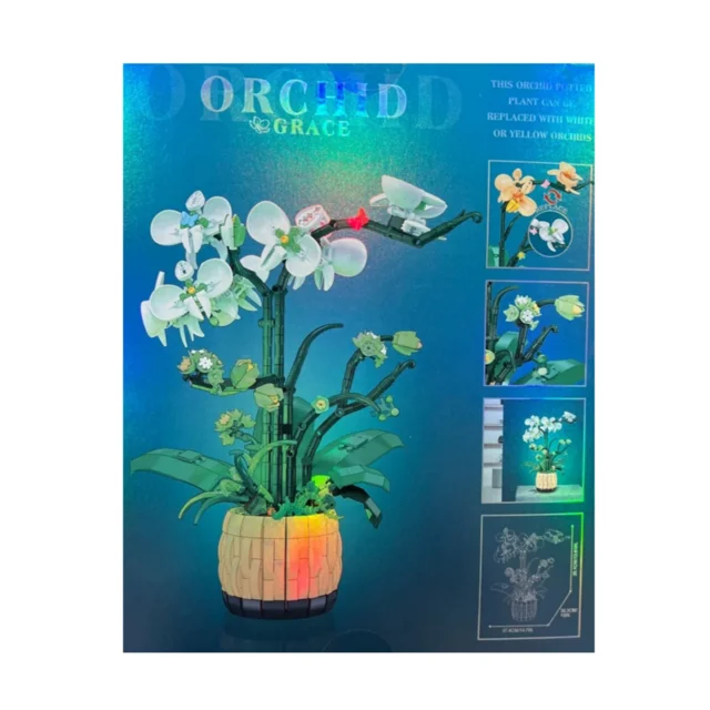 لگو ساختنی مدل گل ارکیده کد JJ9067 تعداد قطعات 978