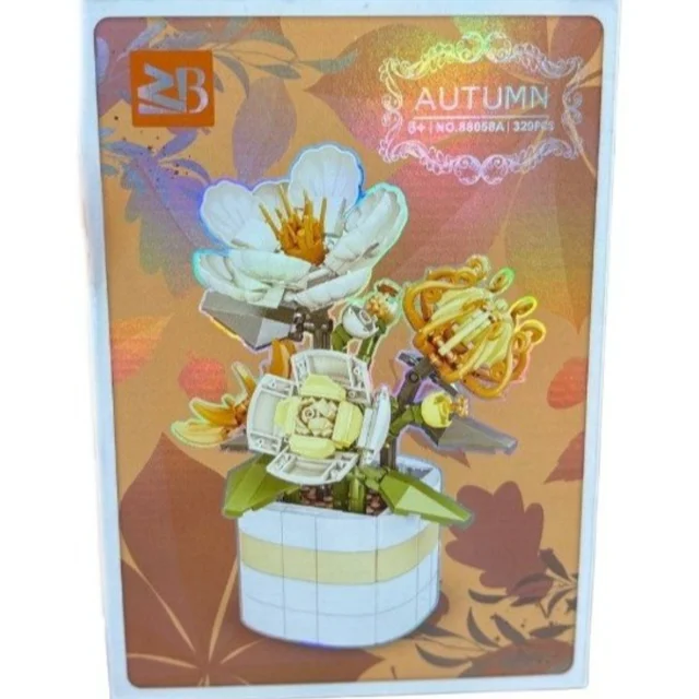 Lego Construction Model Autumn Flower Code 88068A Number of Pieces 320
